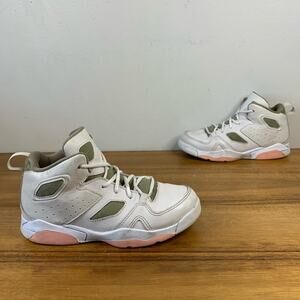 Nike Air Jordan Fight Club 91 Light Orewood Kids Sneaker Size 1Y